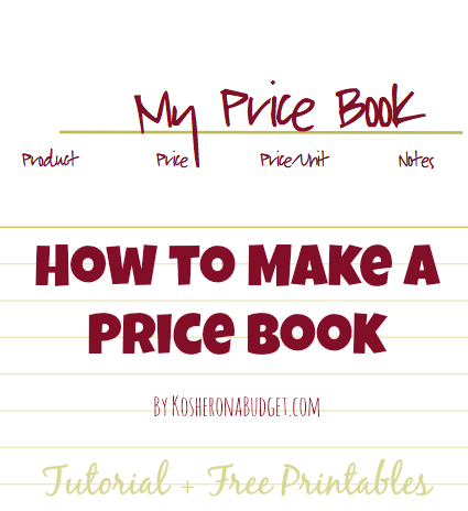 How to Make a Price Book (Tutorial & Free Printables)