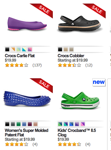 crocs for under $20