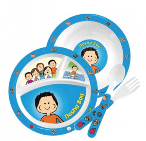 Noshy Boy Plate Set