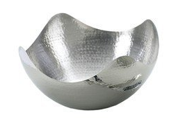 Silver Hammered Bowl