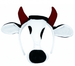 Cow headbands for Passover