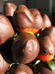 chocolate covered strawberries