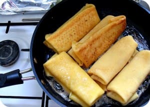 Sweet Cheese Blintzes for Passover