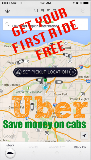 Uber First Ride Free