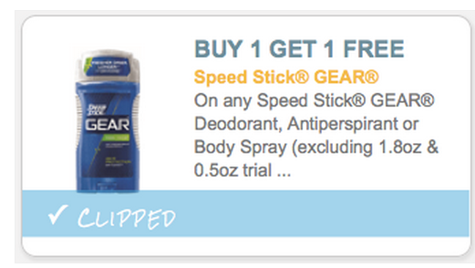 deodorant free at Walgreens