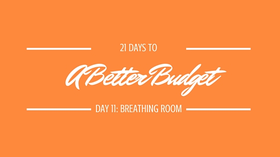 21 Days to a Better Budget, Day 11