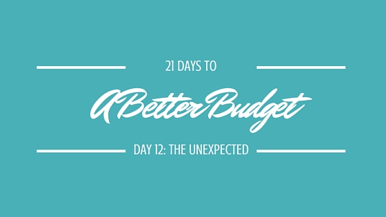 21 Days to a Better Budget, Day 12