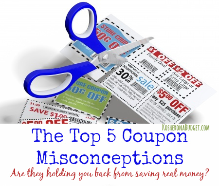 The Top 5 Coupon Misconceptions Are they holding you back from saving real money