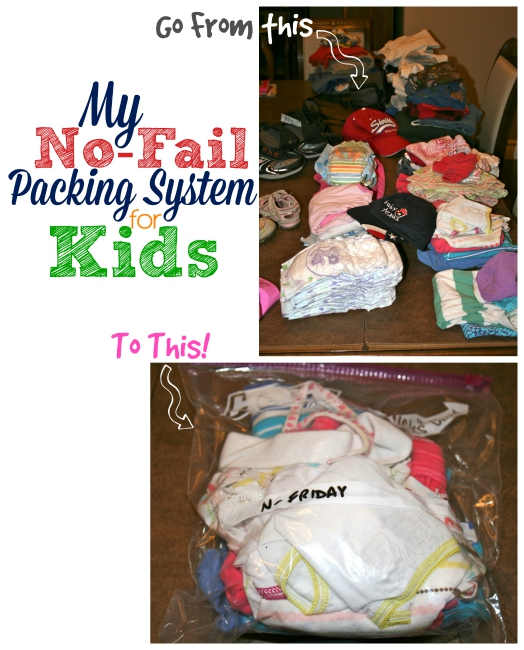 My No-Fail Packing System for Kids Get organized and stay organized for your whole trip. Here's my trick to making traveling with kids a breeze!