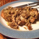 In the Slow Cooker: Chicken with Leeks and Walnut Sauce