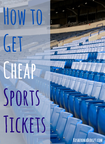 How to Get Cheap Sports Tickets