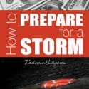 How to Prepare for Severe Weather (on a Budget)