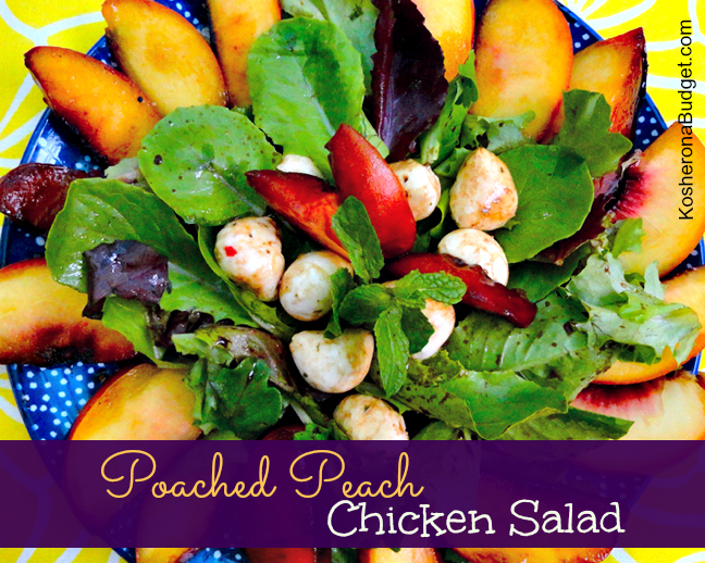 Poached Peach Chicken Salad pic