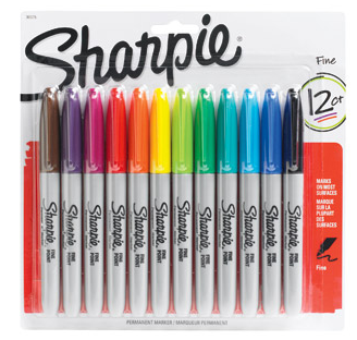 Colored Sharpies