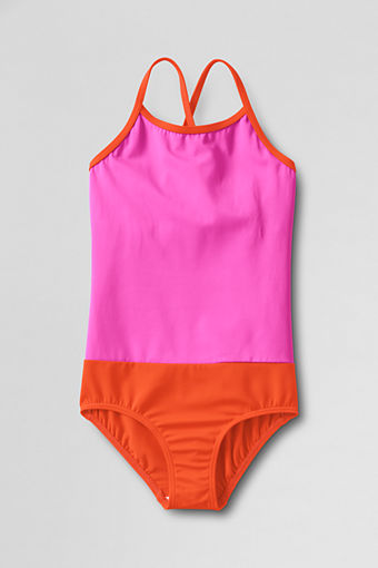 Girls Pink swimsuit