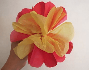 Tissue Paper Flowers for Shavuot
