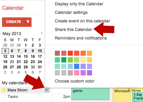How to Share Your Google Calendar with Your Family