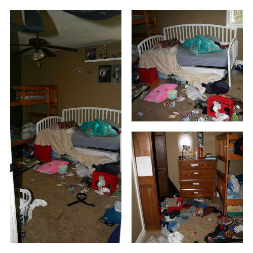 Messy Kids Room Before