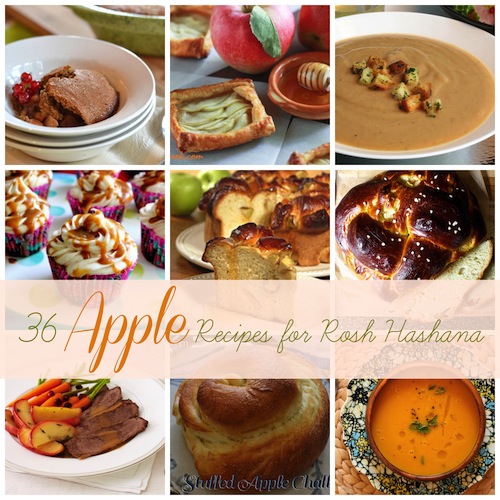 36 Apple Recipes for Rosh Hashana from KosheronaBudget.com