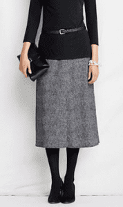 Jersey Gray Skirt