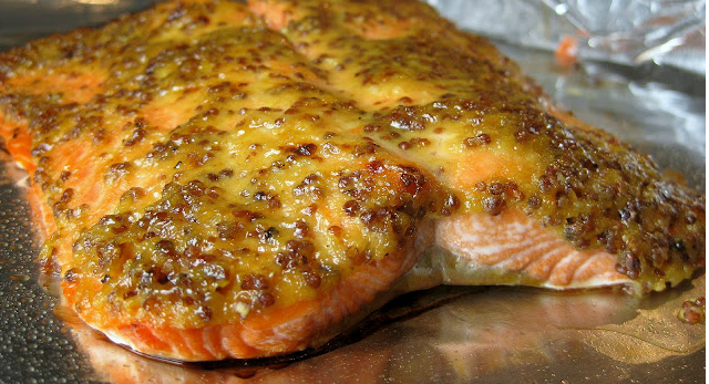 honey mustard salmon