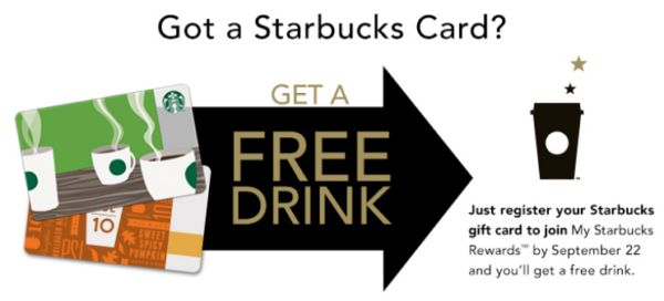Free Drink When You Sign Up Starbucks