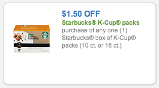 Starbucks K-Cups Coupon