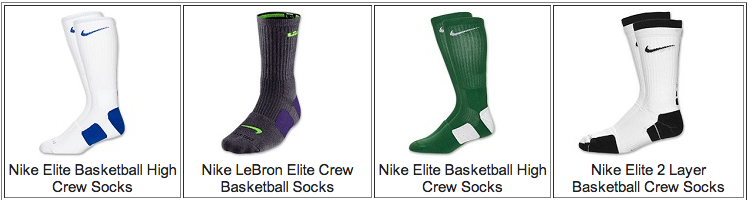 Nike Elite Crew Socks 3:$30