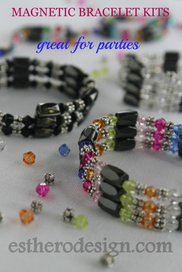 Magnetic Bracelet Craft Kits ~ Great for Chanukah Gifts, Bat Mitzvahs & Parties (Order by 11/12 for exclusive discount)
