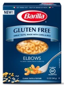 Barilla Gluten Free Pasta Save $1