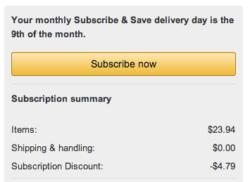 How to Save with Subscribe & Save