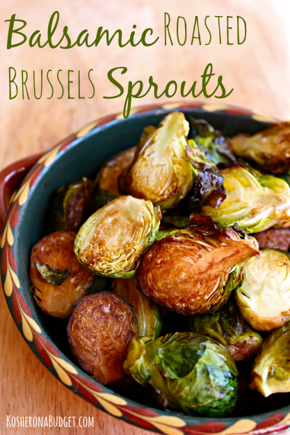 Easy Balsamic Roasted Brussels Sprouts, see more at //homemaderecipes.com/healthy/18-brussel-sprout-recipes/
