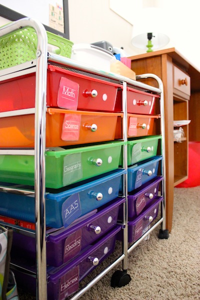 Homeschool Room Tour - Workbox System