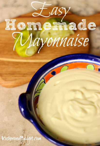 Easy Homemade Mayonnaise