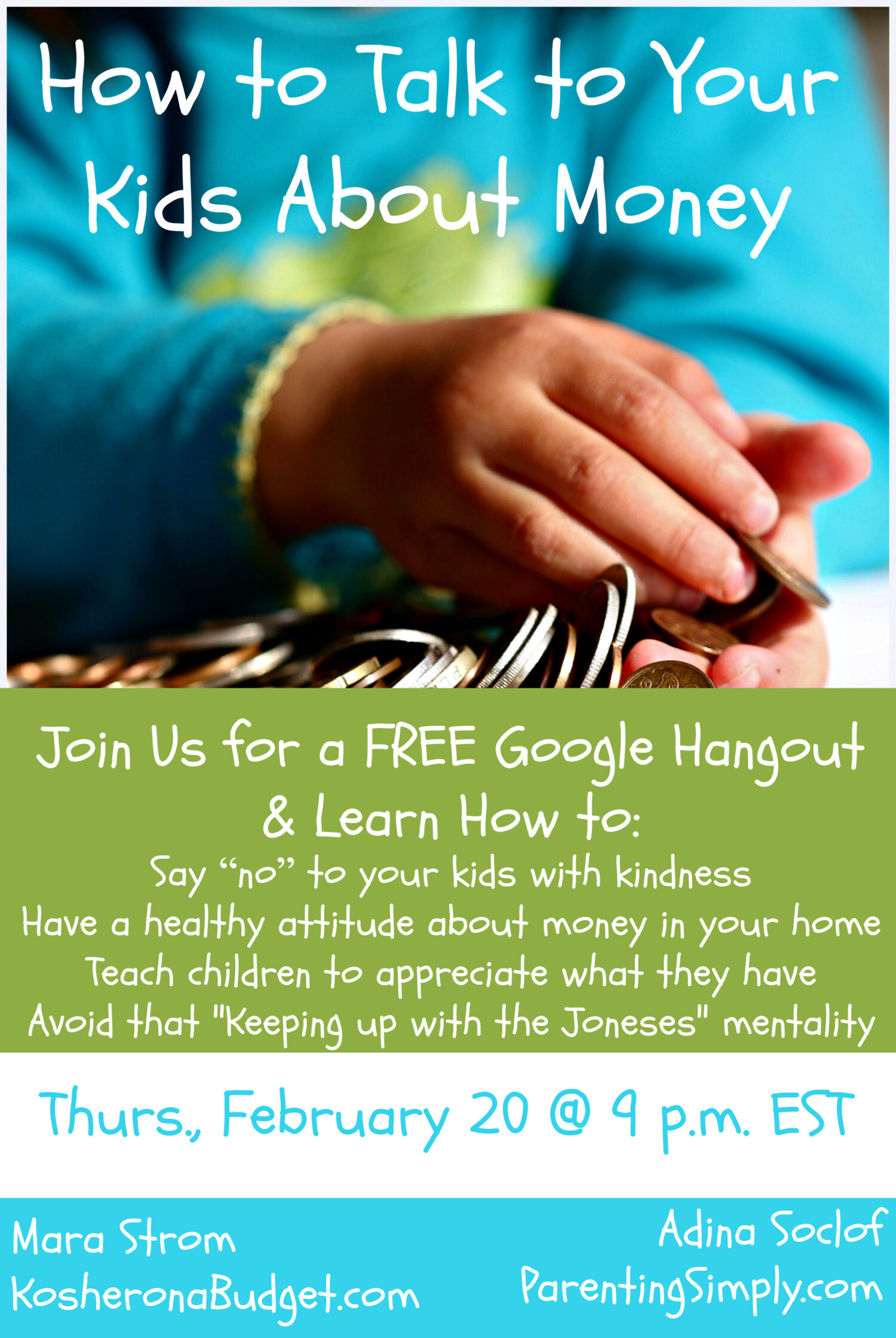 Google Hangout How to Talk to Your Kids About Money