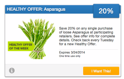 Asparagus SavingStar Coupon