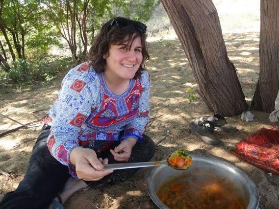 Aviva Kanoff Cooking in India
