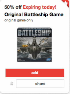 50% Off Battleship