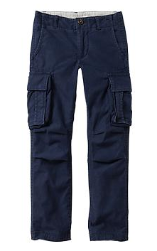 Boys Navy Cargo Pants