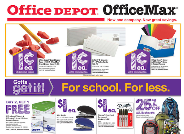Office Depot & Office Max Ad 7-6-14