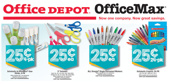 Office Depot School Supplies 13th