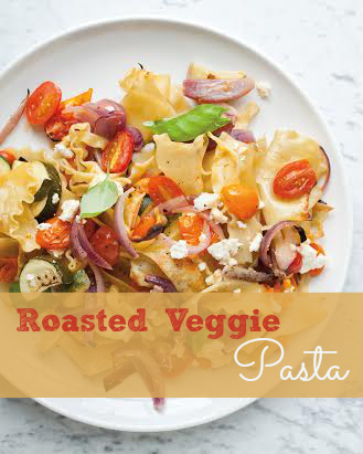 roasted veggie pasta