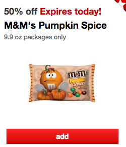 Pumpkin Spice M&M Deal