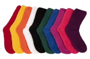 Fuzzy Socks - 3 pairs for $5.10