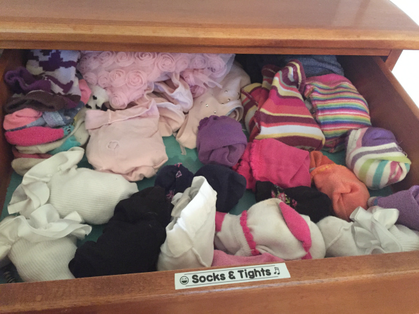 Label Dresser Drawers to Keep them Organized
