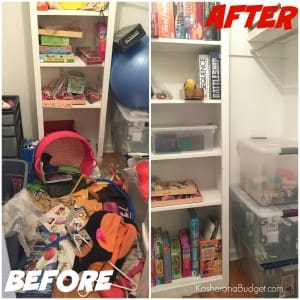 Toy Closet Before & After