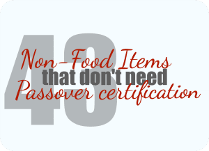 43 Non-Food Items That Don't Need Passover Certification