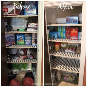 Before & After Pantry