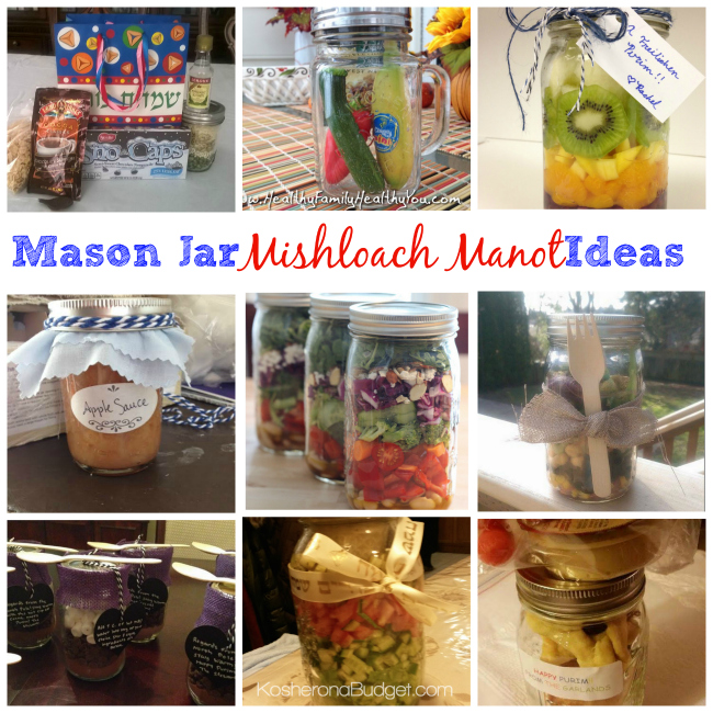 Mishloach Manot in a Mason jar Ideas