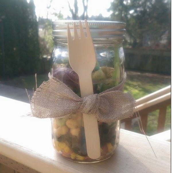 Salad in a Jar Mishloach Manot